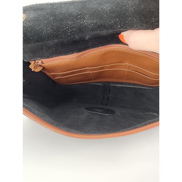 Vintage Dooney & Bourke Black All Weather Leather Top Handle Bag - Picture 9 of 16